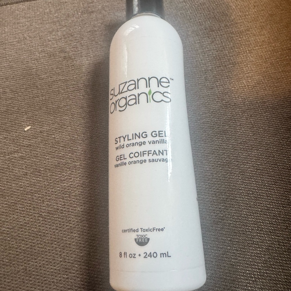Suzanne Organics Styling Gel Vanille orange sauvage 8 oz Non Toxic